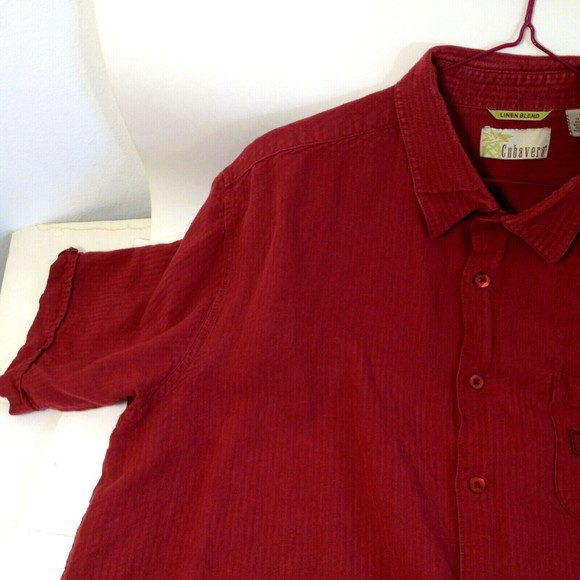 Cubavera Embroidered Cocktail Shirt Blue Agave Tequila Linen Blend Pocket Sz XXL - Picture 5 of 12